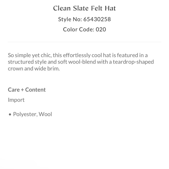 Free People Clean Slate Hat in Chestnut NEW - Picture 4 of 12